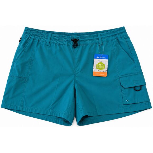 Columbia Pants - Columbia Weekend Rays Womens 1X Water Shorts Teal Omni Shield 5" NWT AW8873